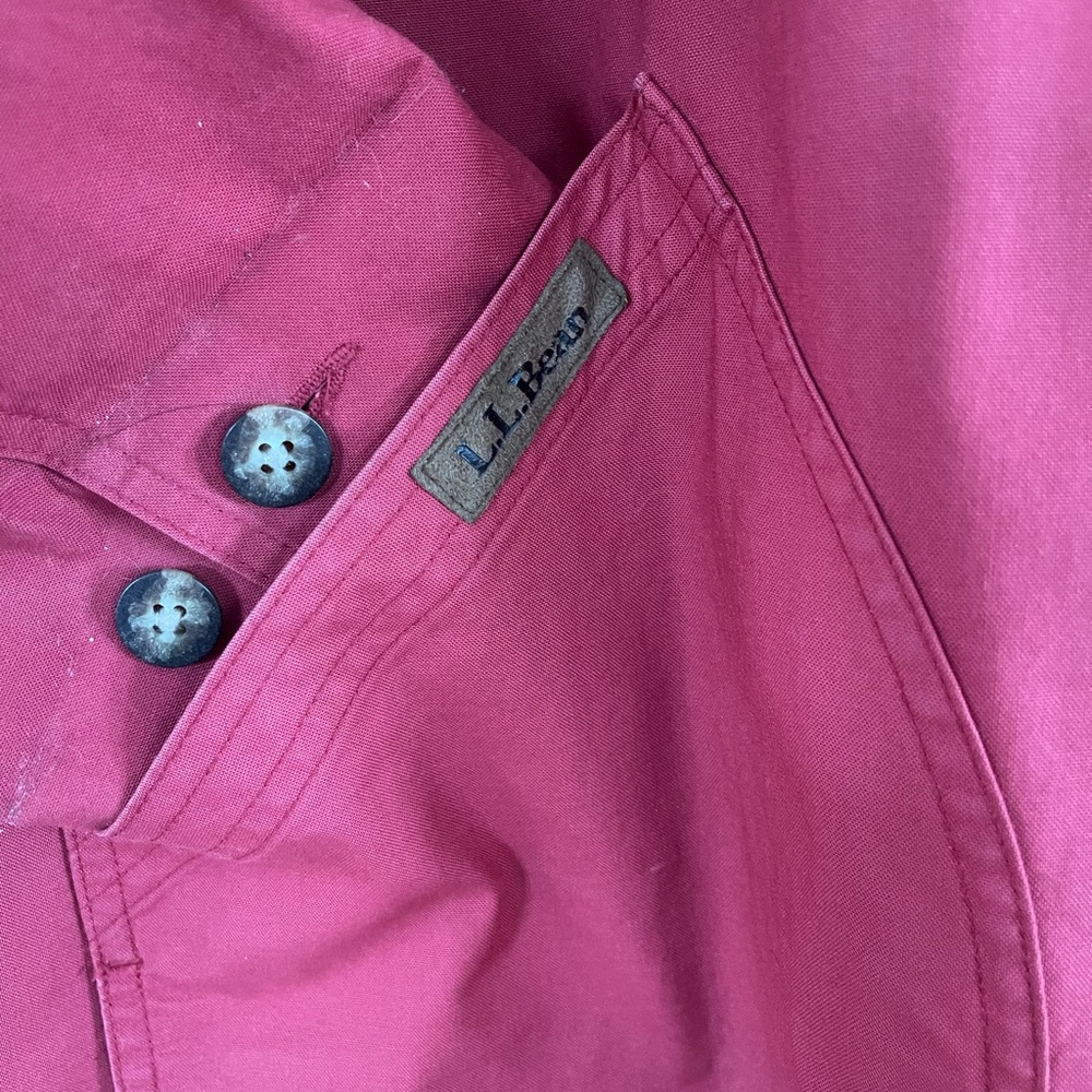 L.L. Bean Women's Barn Jacket with Corduroy Collar - Picture 3 of 12